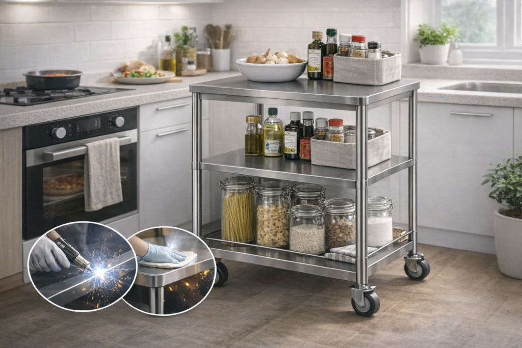 キッチンワゴンの頑強さ