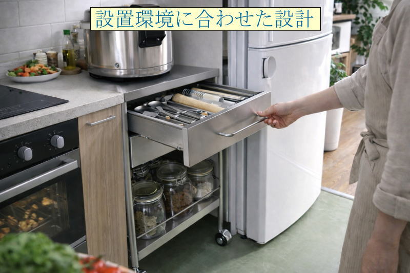 mm単位の仕様対応