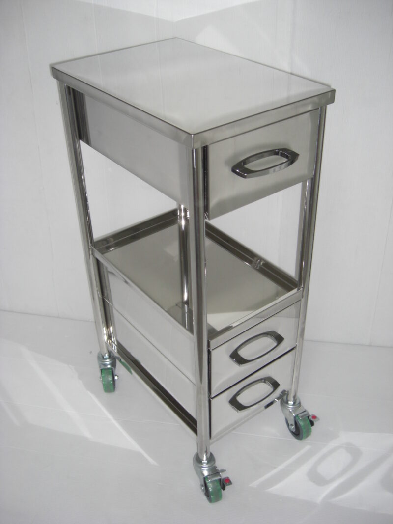 歯科用引き出し３段ワゴン