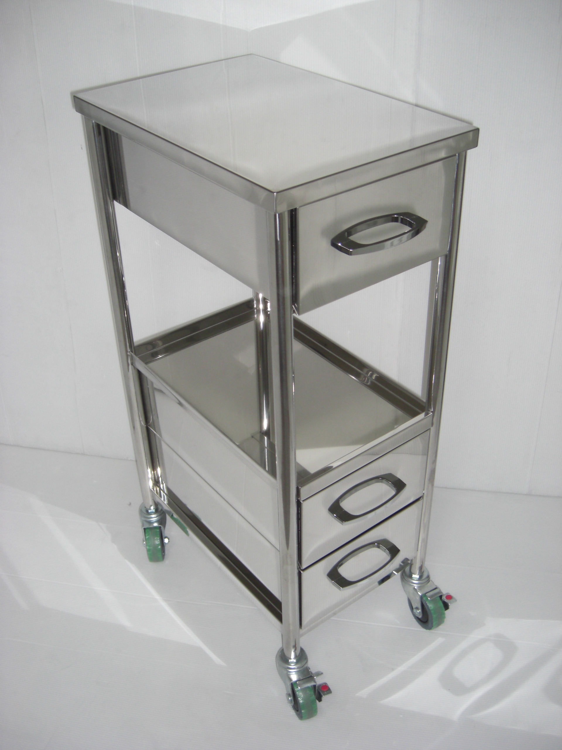 歯科用引き出し３段ワゴン