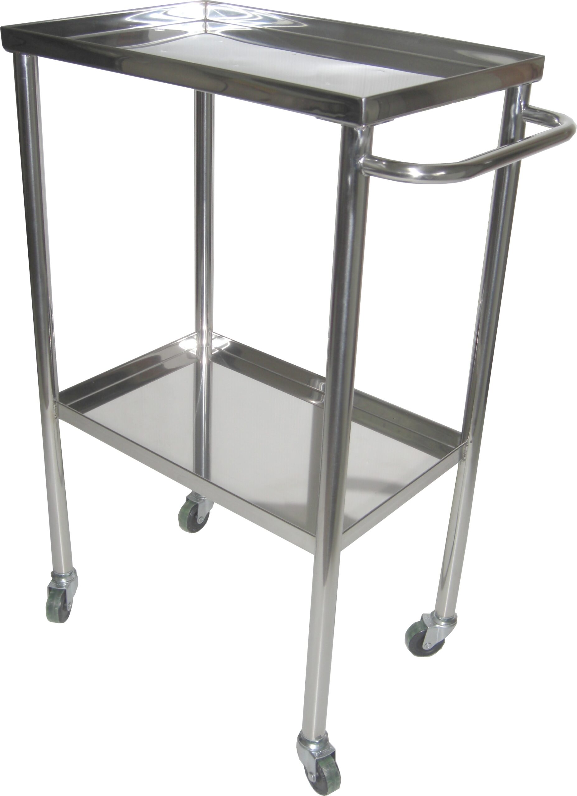 片側押手付きワゴン