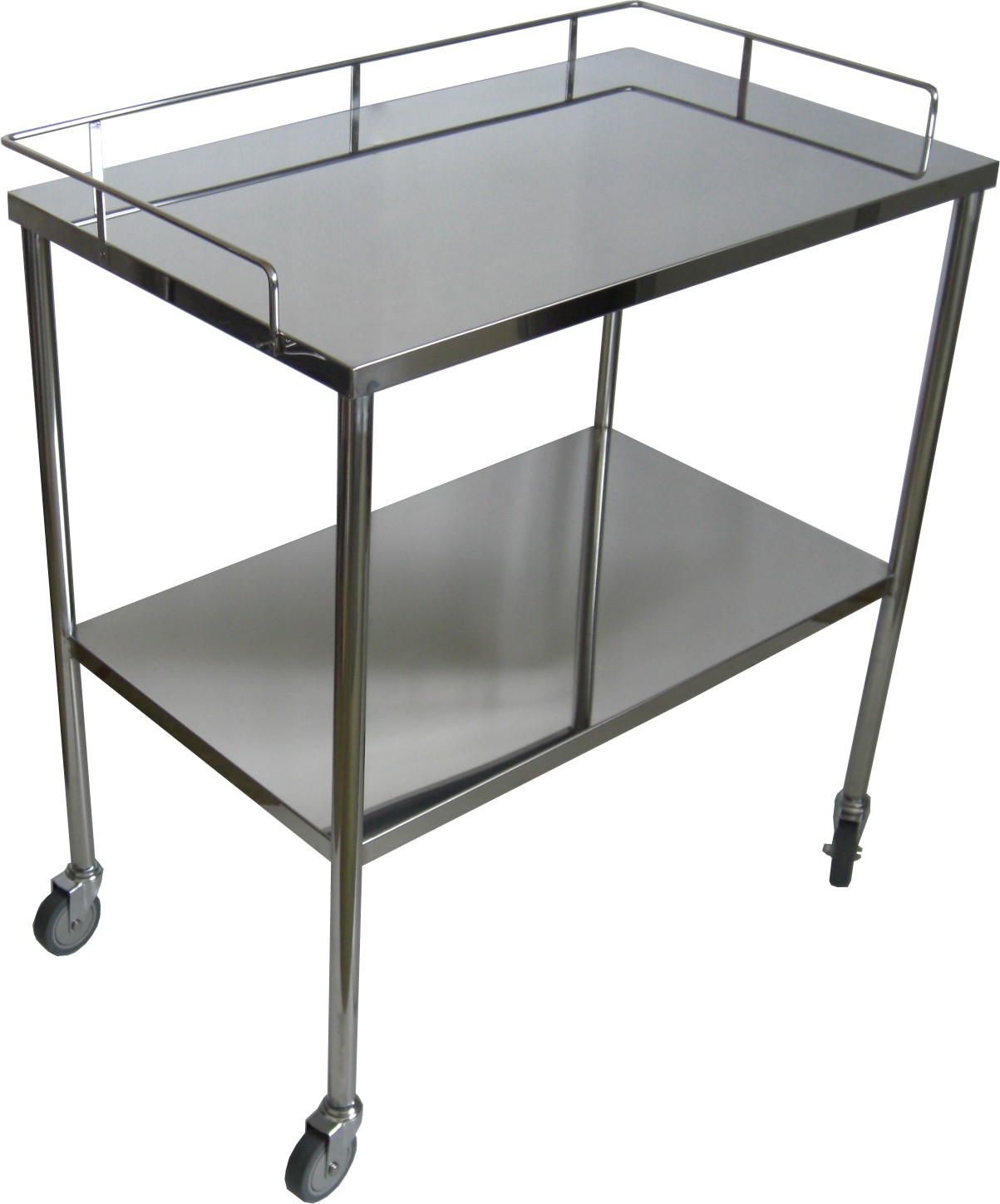 天板３方柵付き２段ワゴン